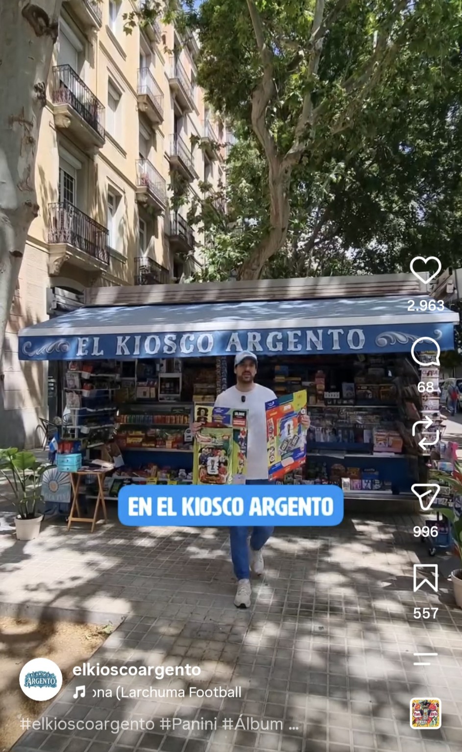 Colaboración de El Kiosco Argento con Panini