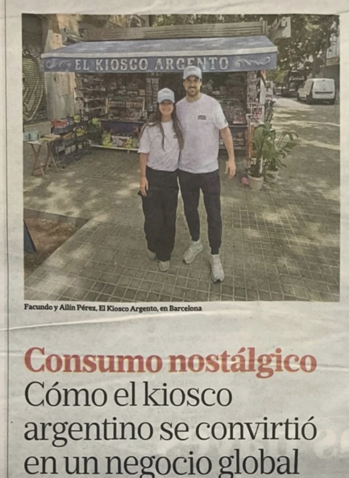 Artículo de La Nación sobre El Kiosco Argento